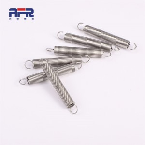 Custom steel extension springs with required different loops